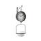 Hello Honey® White Decorative Reproduction Scale Wall Clock